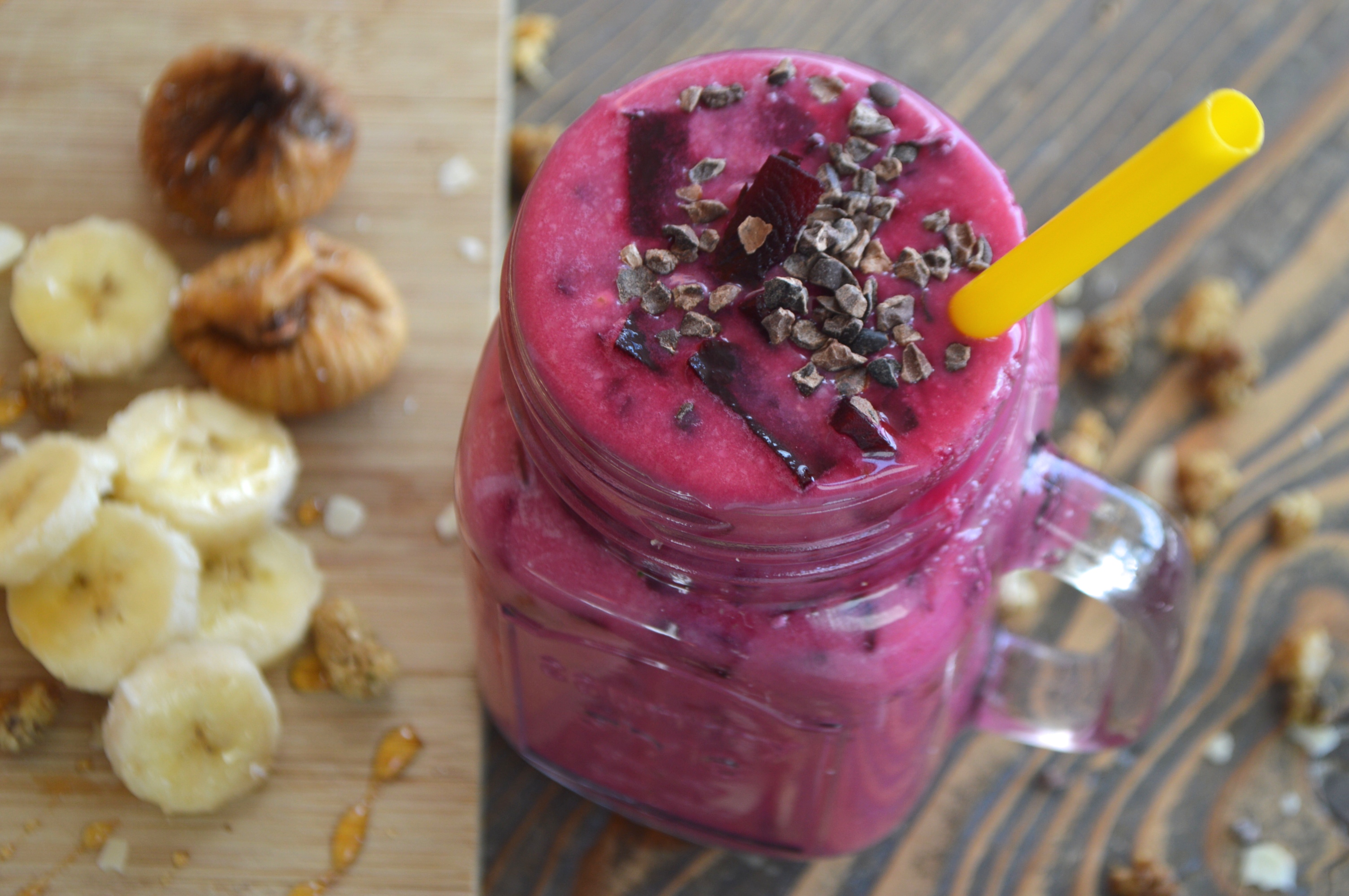 Nothing beats a bananabeet smoothie Foodieness