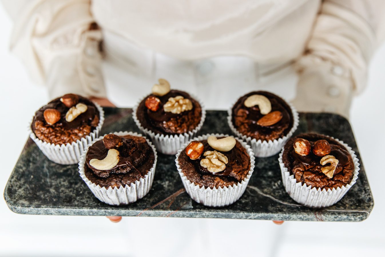 Spiksplinternieuw Healthy choco-nuts muffin madness | Foodie-ness FX-45