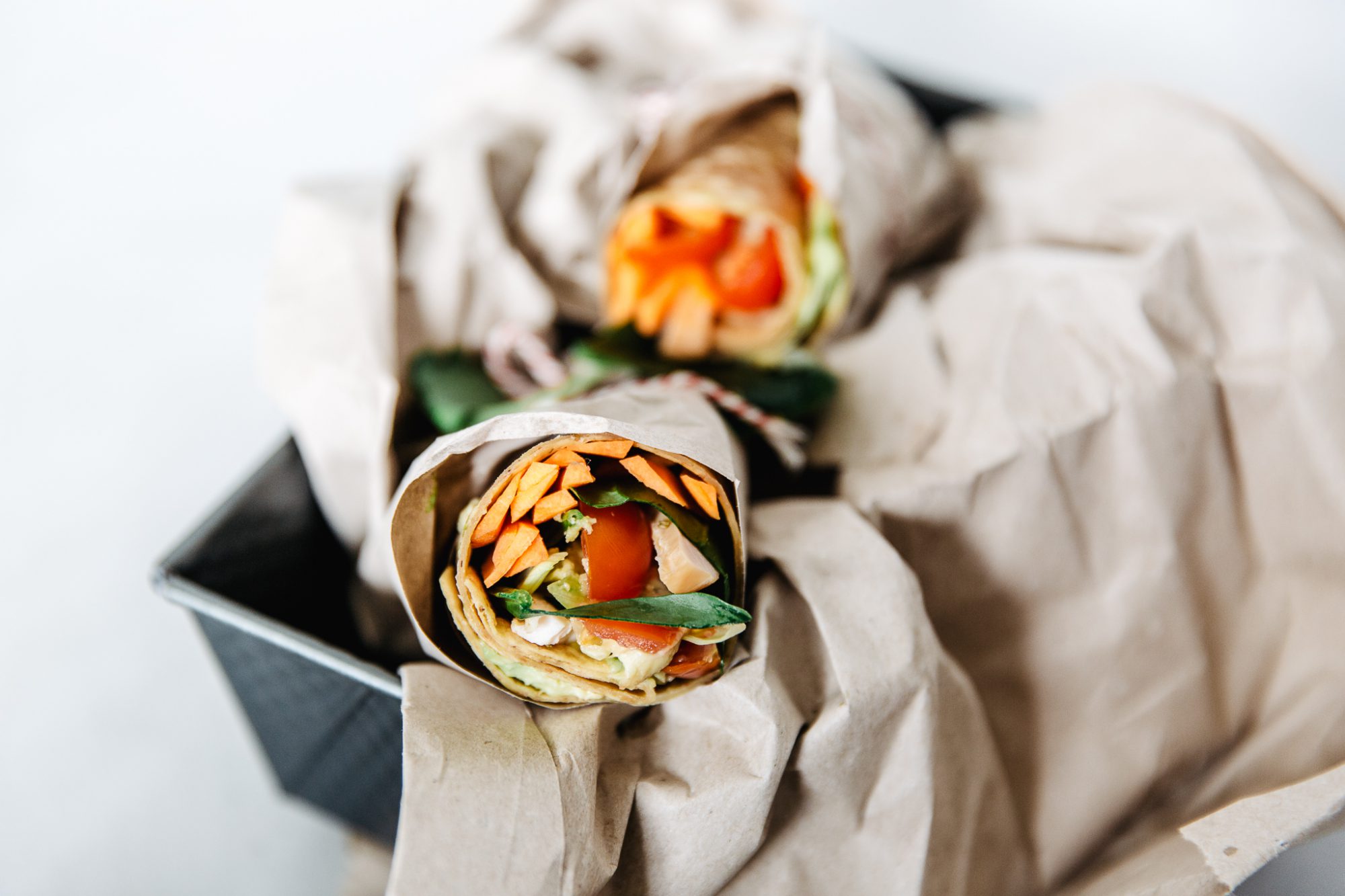 Healthy grilled chicken wrap to wrap up your meal! Foodieness